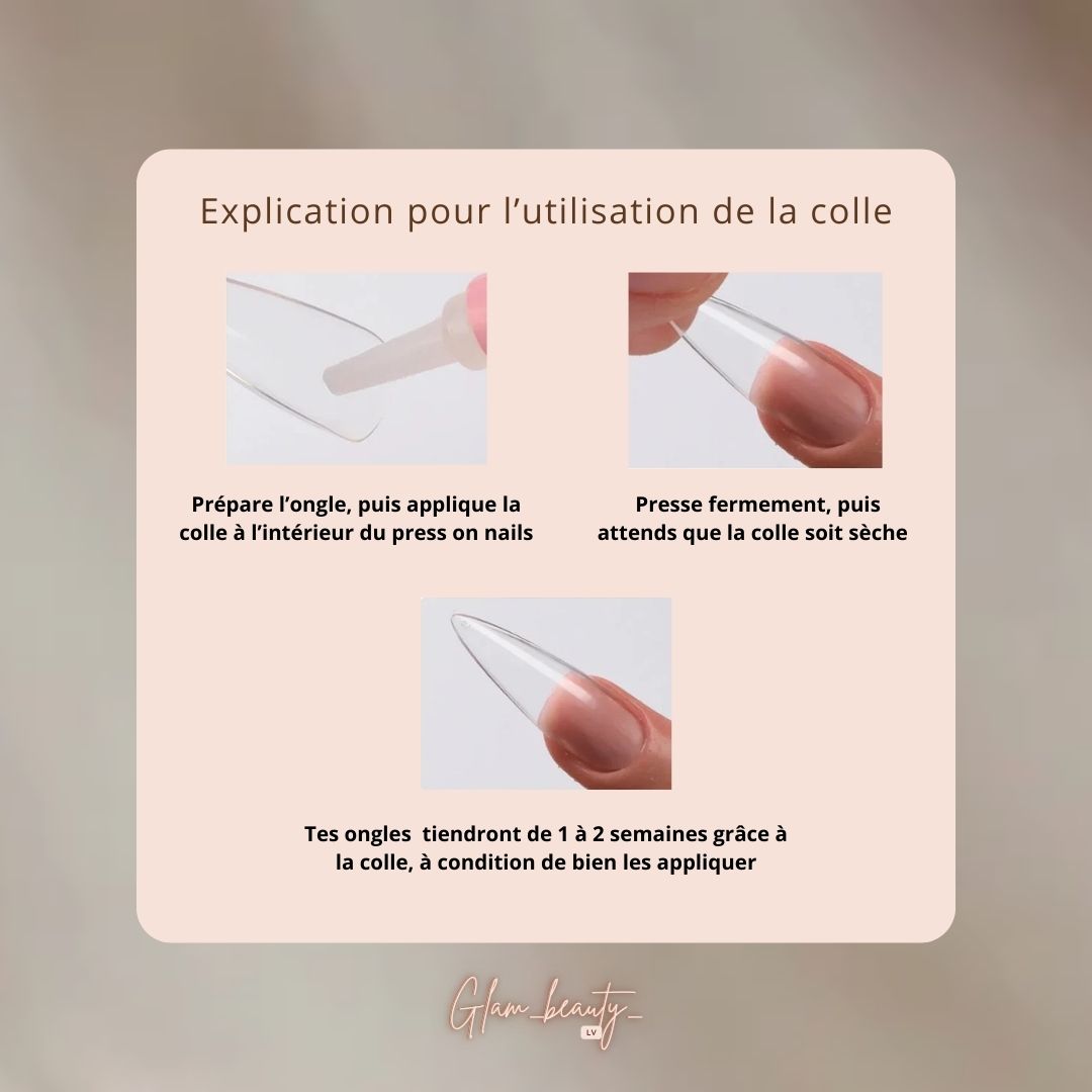 Utilisation de la colle